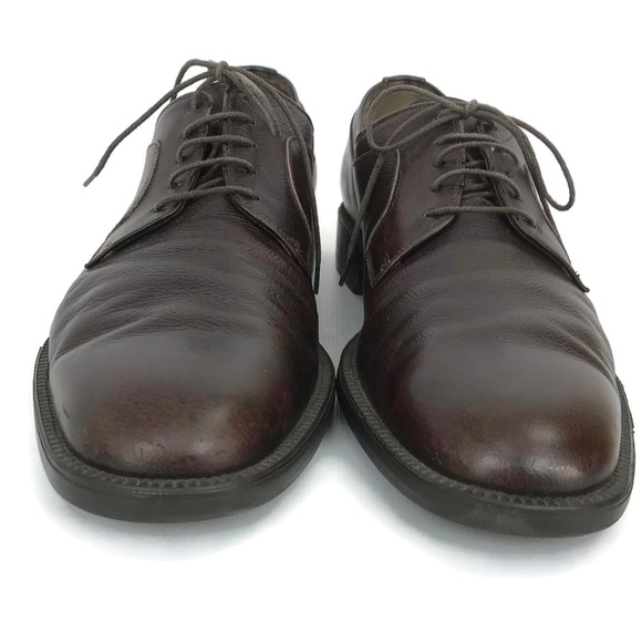 Salvatore Ferragamo Men\'s Brown Oxfords 10.5 main image 8
